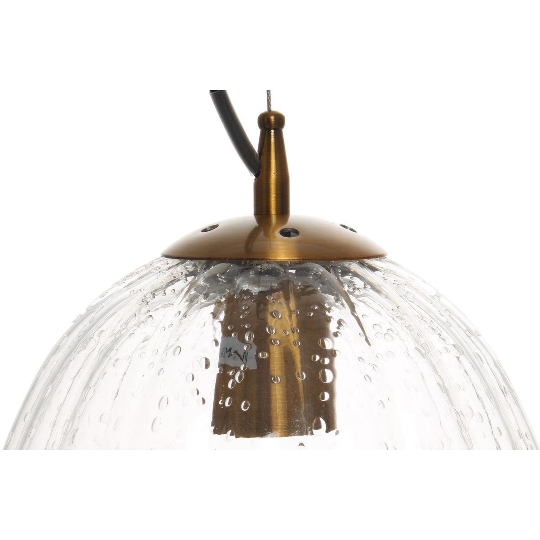 Voir la diapositive 3 : Paris Prix Lampe Suspension en Verre  Virgina  36cm Transparent