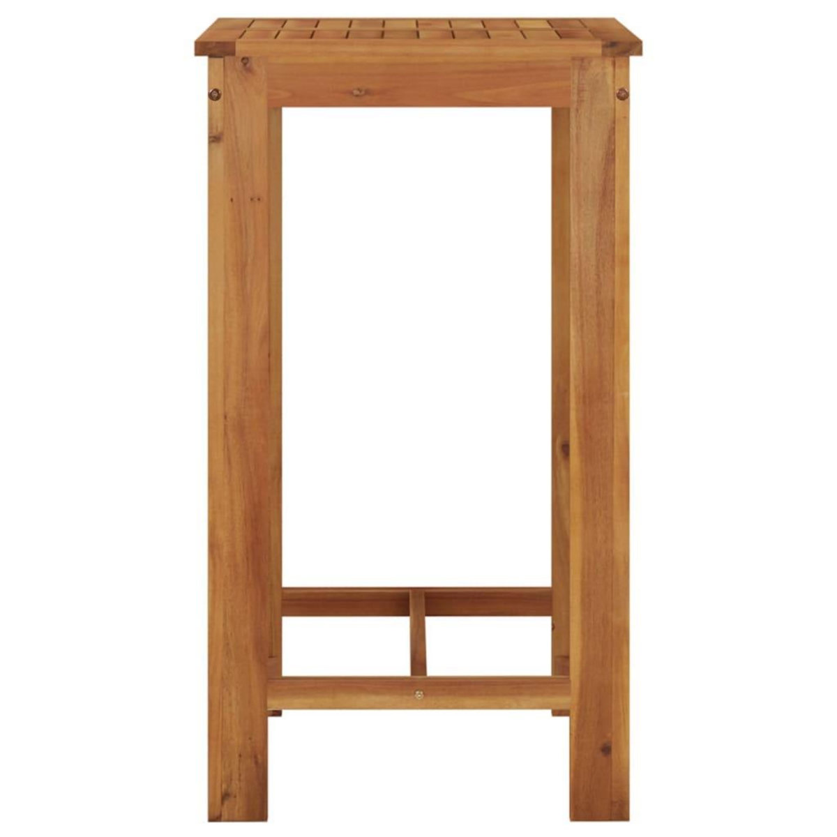 VIDAXL Table de bar de jardin 60x60x105 cm Bois d'acacia solide