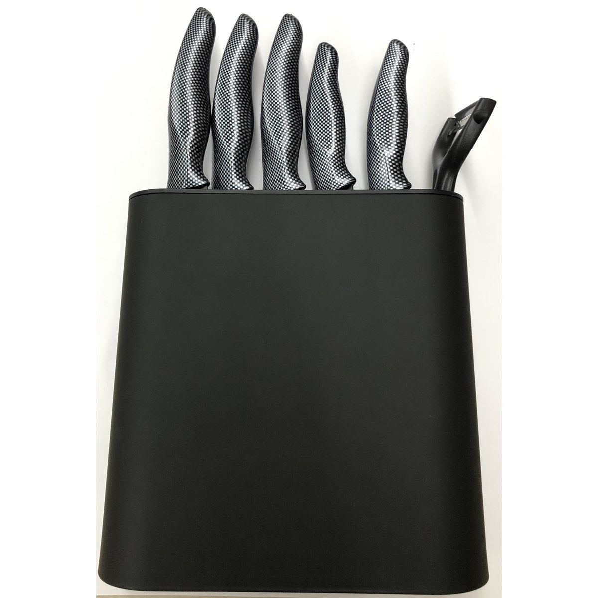 ACTUEL Bloc de 5 couteaux avec éplucheur