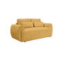 Voir la diapositive 1 : BEST MOBILIER Mahina - canapé droit 2 places - en tissu bouclette
