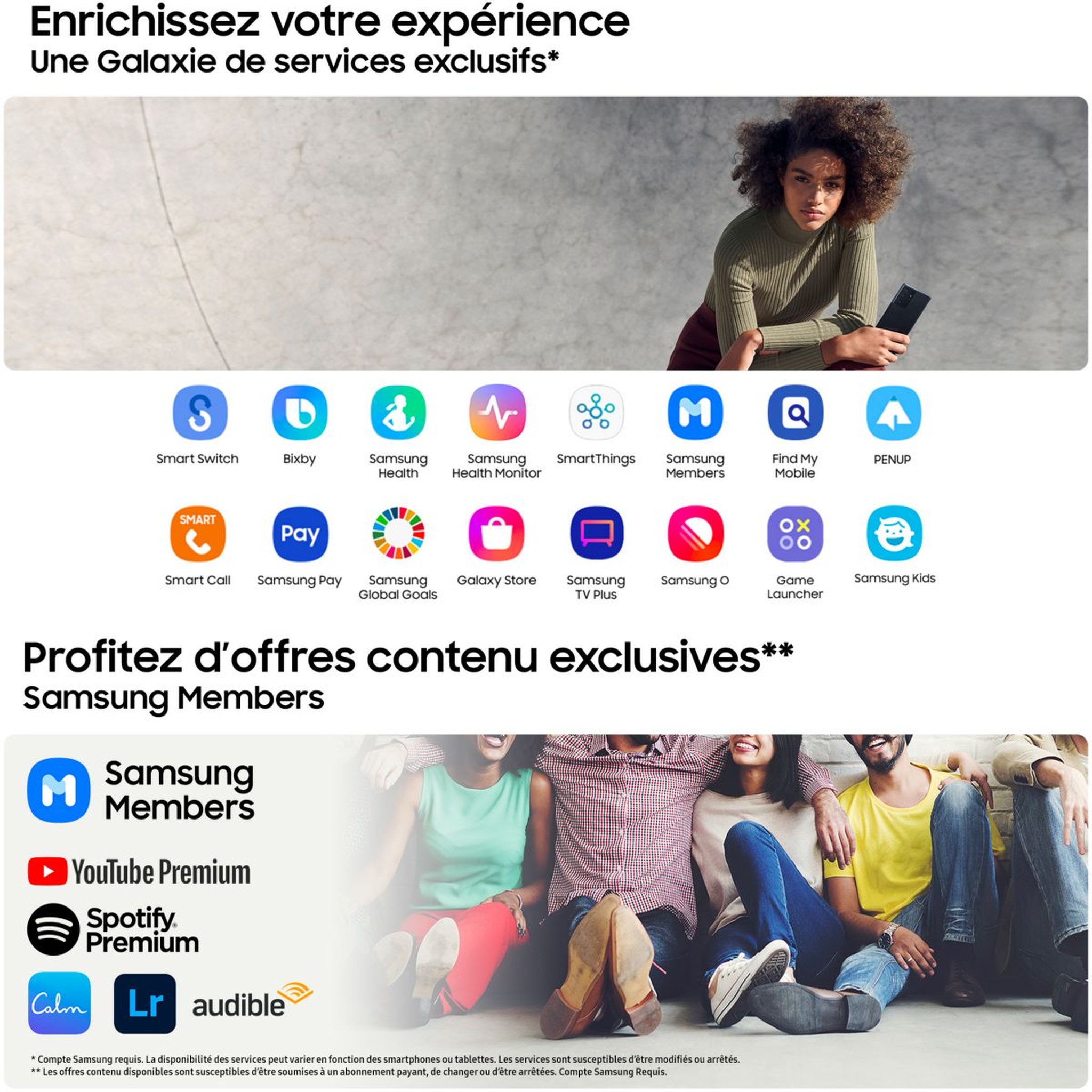Voir la diapositive 2 : Samsung Smartphone Galaxy A32 Noir 5G