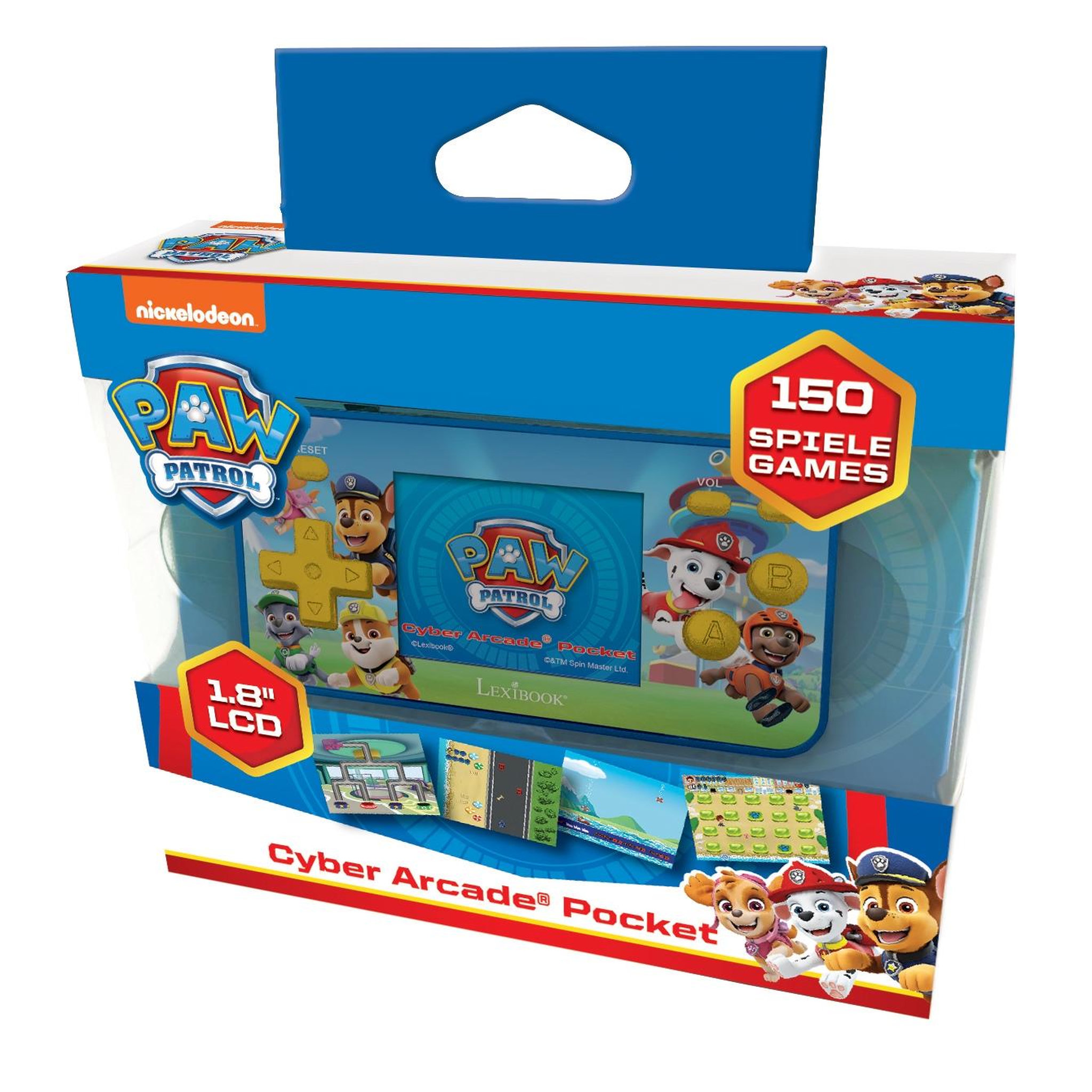 Voir la diapositive 4 : Lexibook Mini Console de jeux portable couleur Pat Patrouille Cyber Arcade Pocket