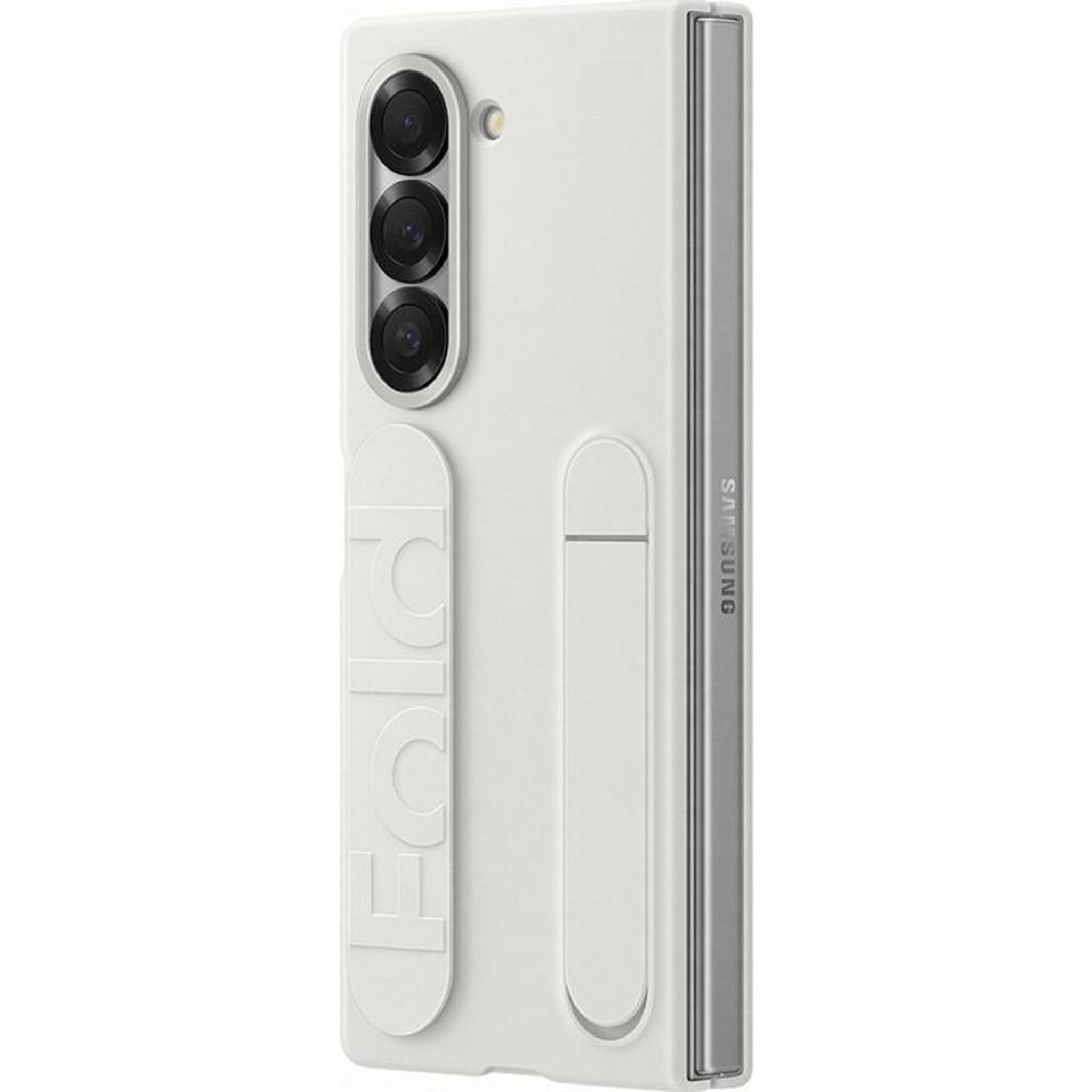 Voir la diapositive 4 : Samsung Coque et étui téléphone mobile Samsung Coque laniere avec fonction strand Galaxy Z Fold 6 Blanc