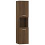 Voir la diapositive 2 : VIDAXL Armoire de bain Chene marron 30x30x130 cm Bois d'ingenierie