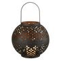 Voir la diapositive 2 : Paris Prix Lanterne Ronde Métal  Sévilla  30cm Noir Mat