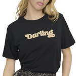 JACQUELINE DE YONG T Shirt  Femme JDY Felisa Towel. Coloris disponibles : Noir