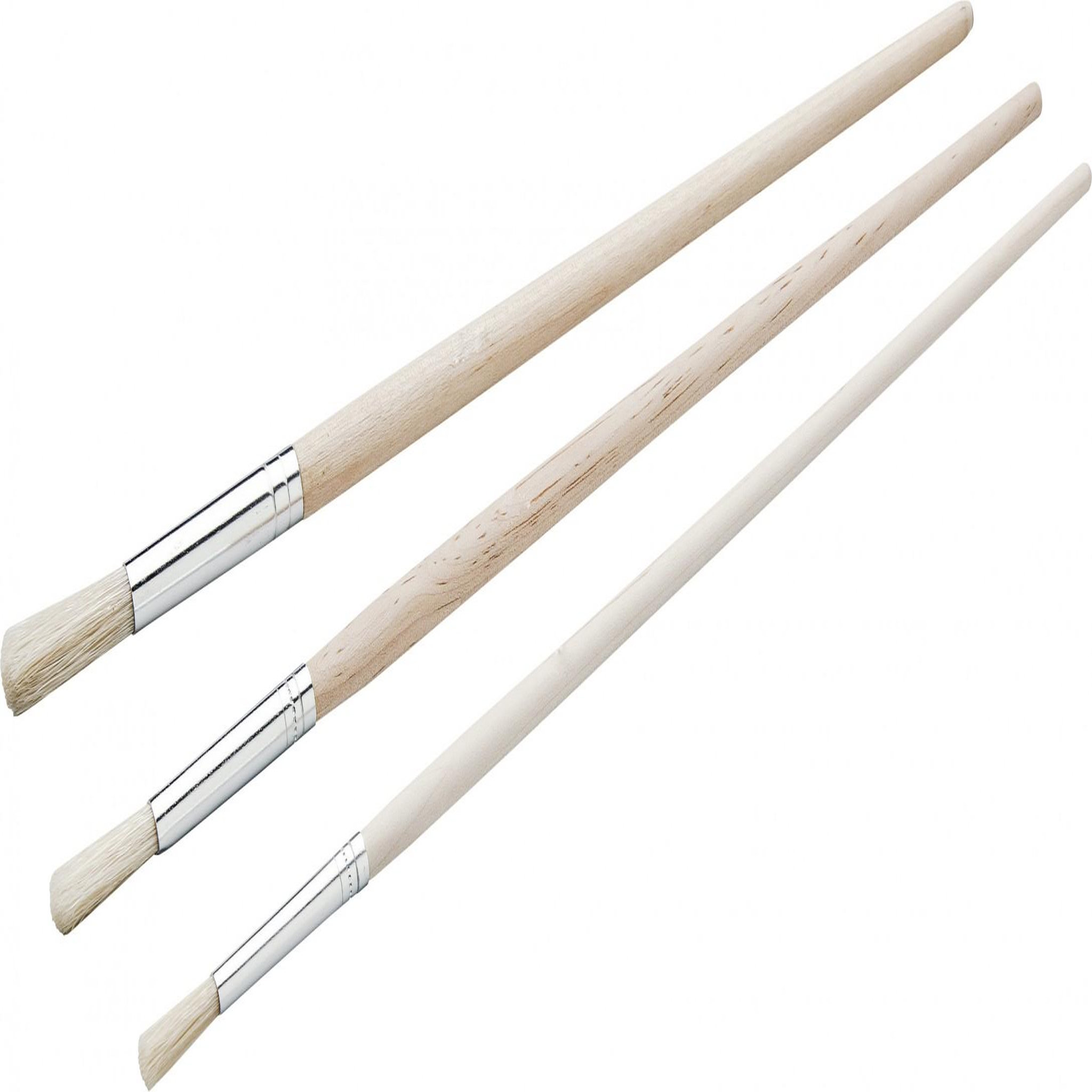 CENTRALE BRICO Lot de pinceaux pour peinture meuble, porte ou volet, NESPOLI
