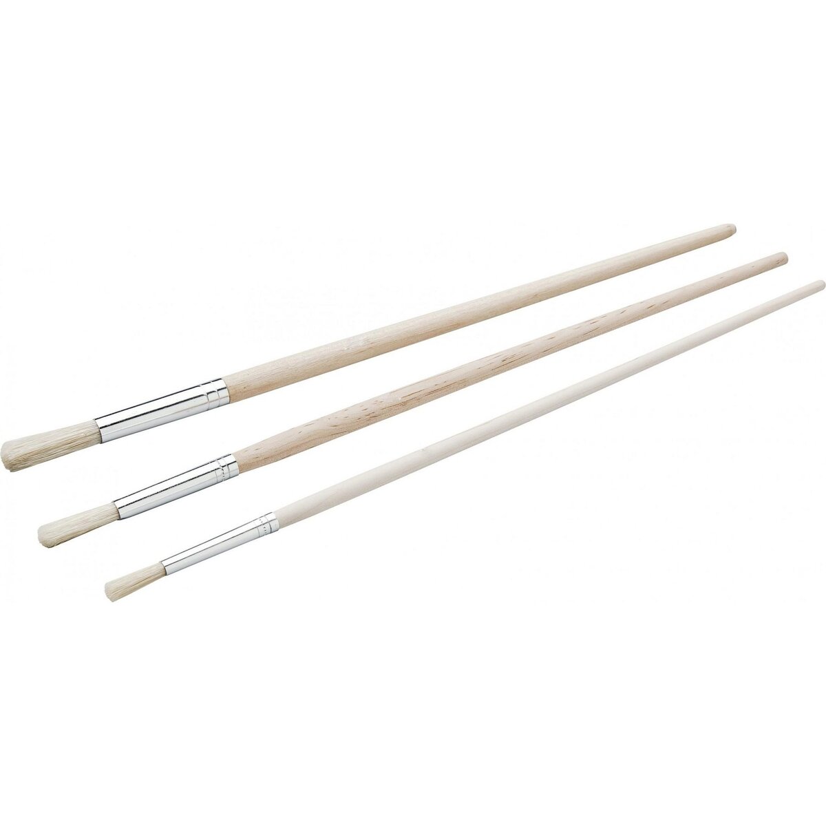 CENTRALE BRICO Lot de pinceaux pour peinture meuble, porte ou volet, NESPOLI