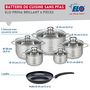 Voir la diapositive 2 : ELO Ensemble de 1 Poêle de cuisson 24 cm et 5 faitouts 12, 14, 16, 20 et 24 cm Elo Prima Brillant