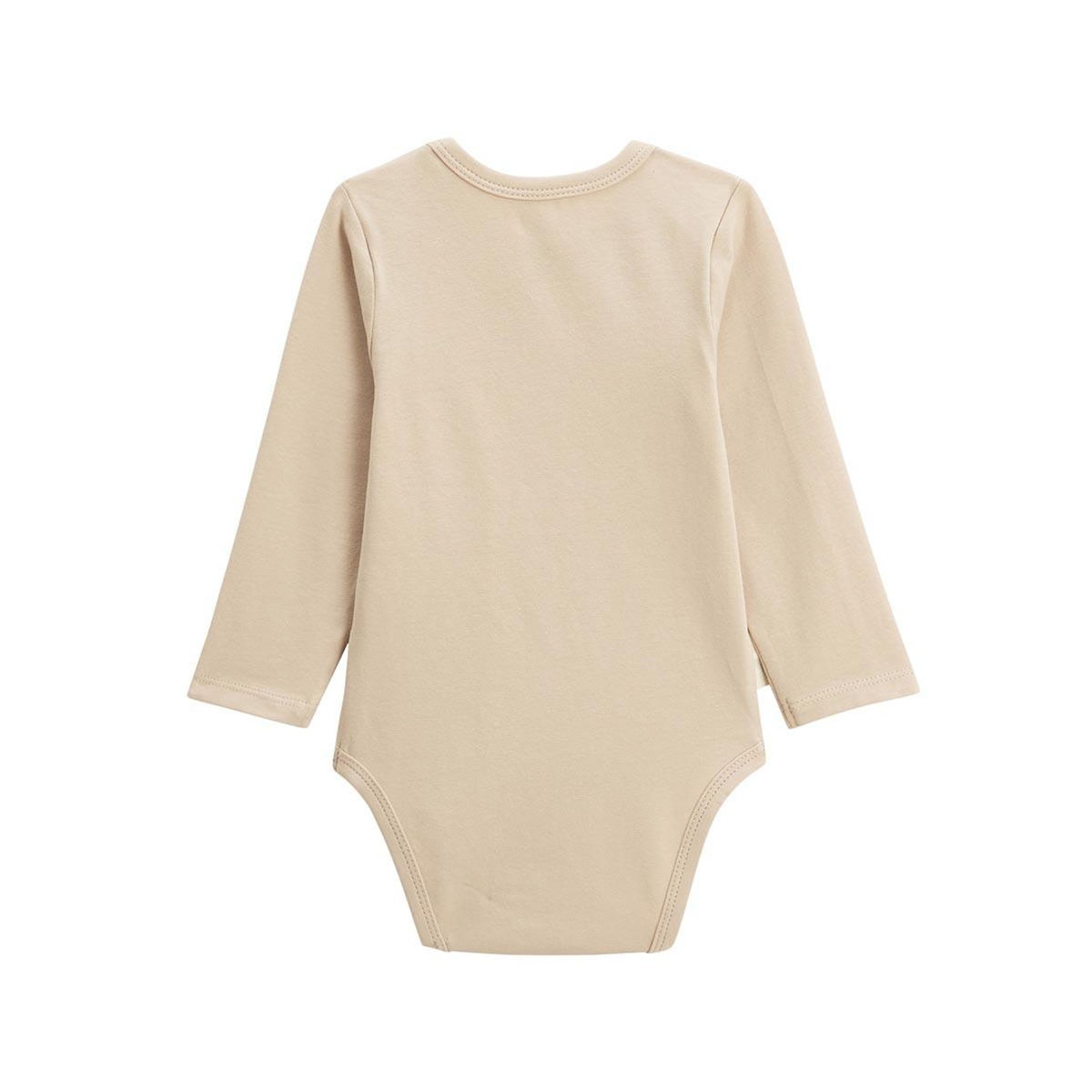 Petit Béguin Lot de 3 bodies bébé manches longues Cracotte