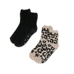 X2 Paires de Chaussettes Antidérapantes Noir Femme Casa Socks MAO. Coloris disponibles : Marron