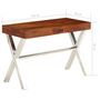 Voir la diapositive 6 : VIDAXL Bureau Bois d'acacia solide avec finition miel 110x50x76 cm