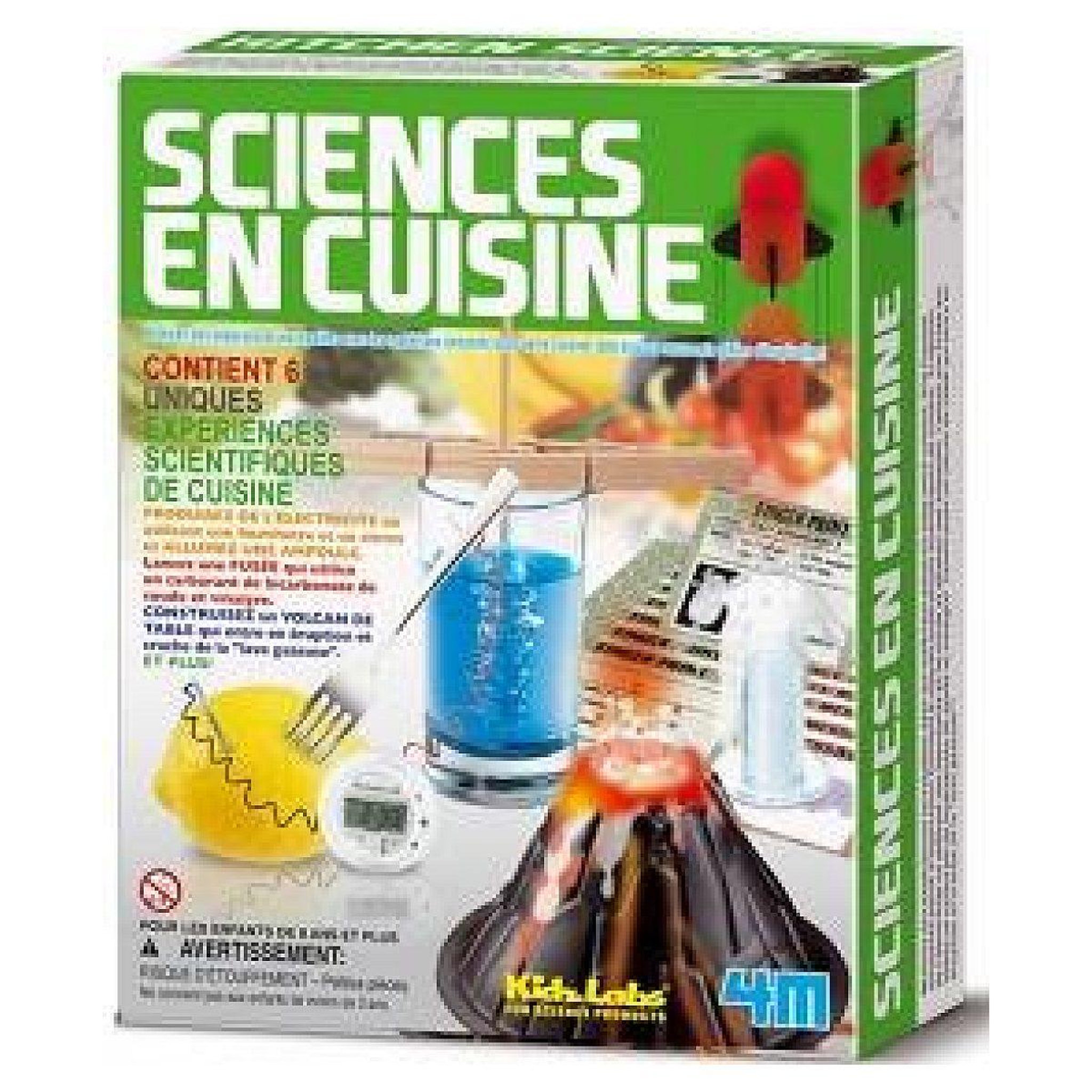 Voir la diapositive 1 : GRAINE CRÉATIVE Kidzlabs - kit sciences en cuisine