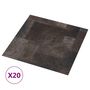 Voir la diapositive 2 : VIDAXL Dalles de plancher autoadhesive 20 pcs PVC Structure a bois