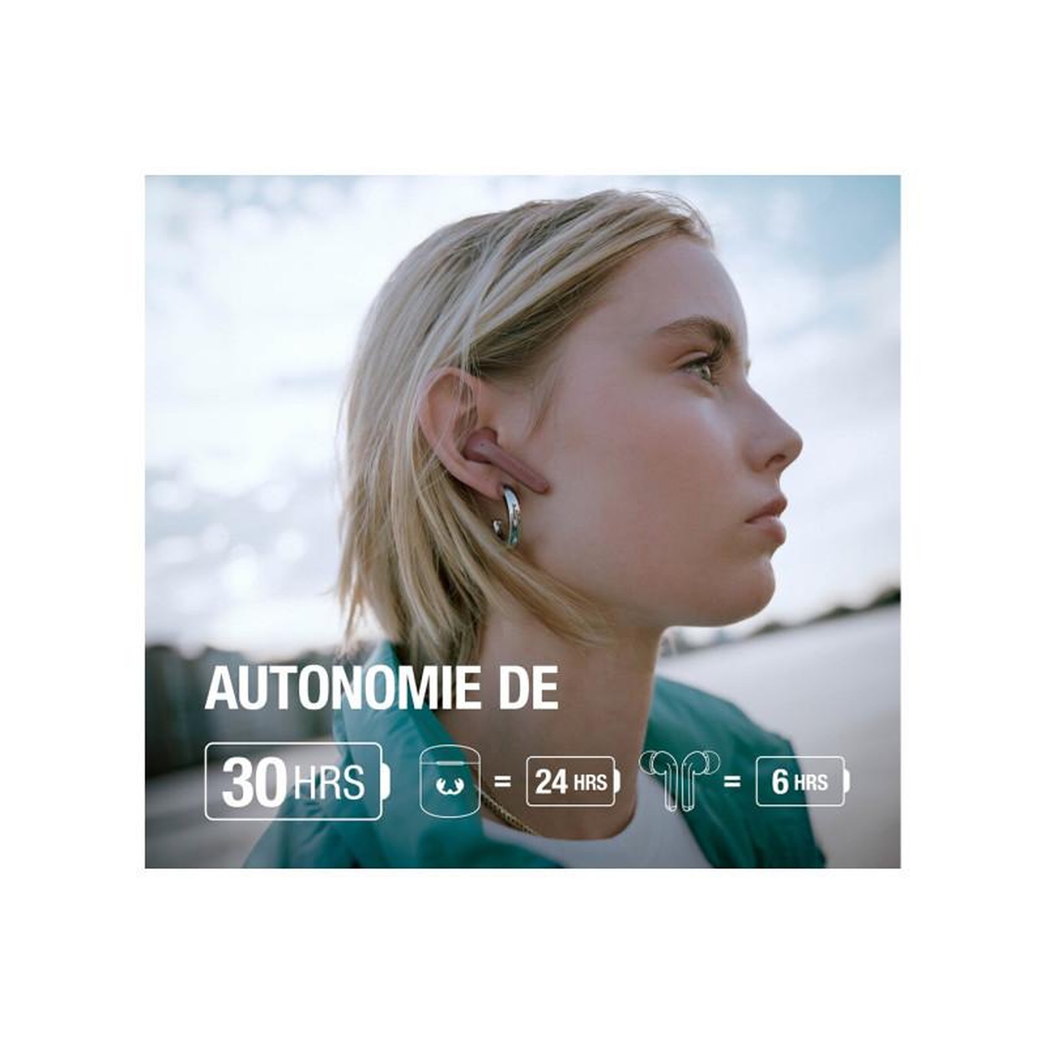Voir la diapositive 2 : FRESH'N REBEL Ecouteurs Fresh n Rebel True Wireless Twins Core Dual master Mauve