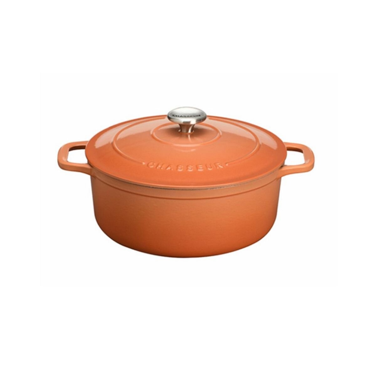 Chasseur Cocotte ronde 24cm tangerine PUC472475 pas cher Auchan.fr