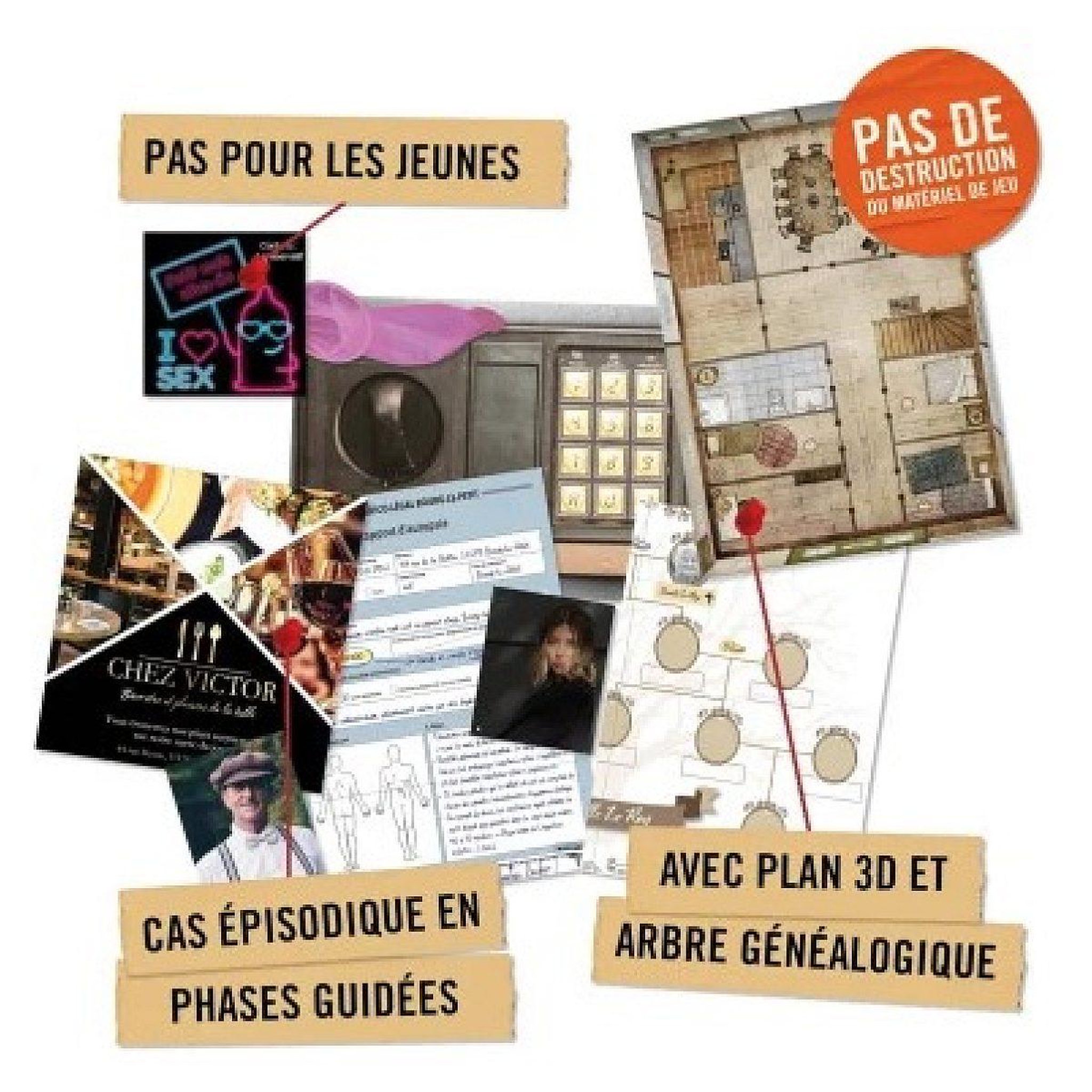 Voir la diapositive 2 : HIDDEN GAMES Jeu d enquete - le roy est mort