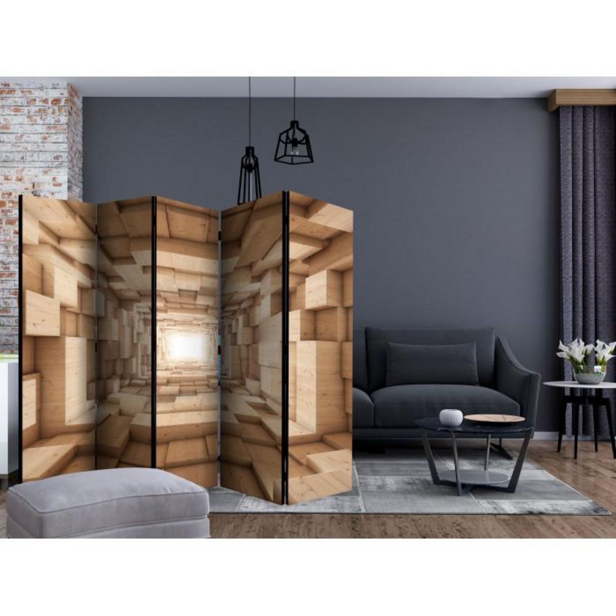 Paris Prix Paravent 5 Volets  Upwards...II  172x225cm