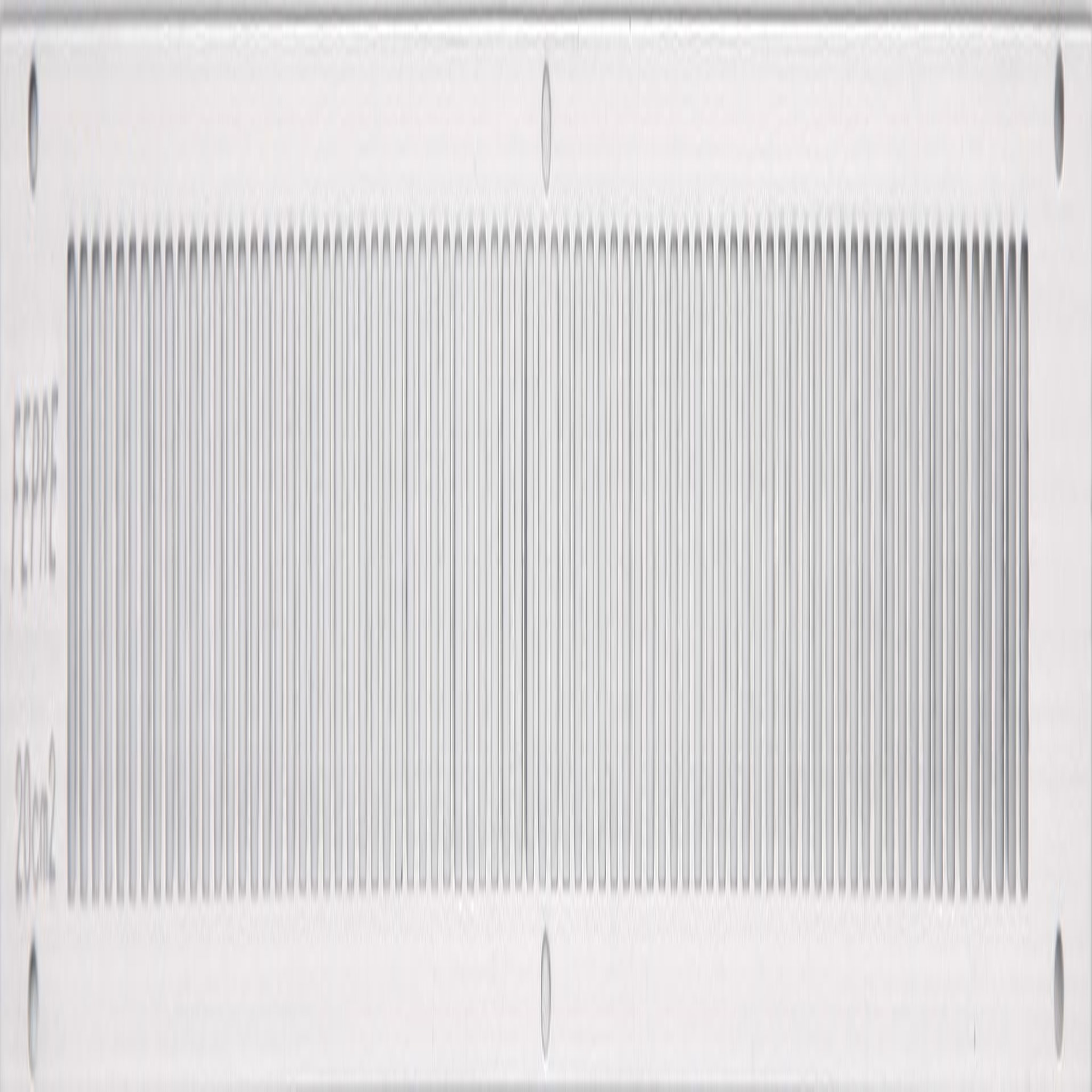CENTRALE BRICO Entrée d'air aluminium anodisé, L.2.1 x l.28.5 cm
