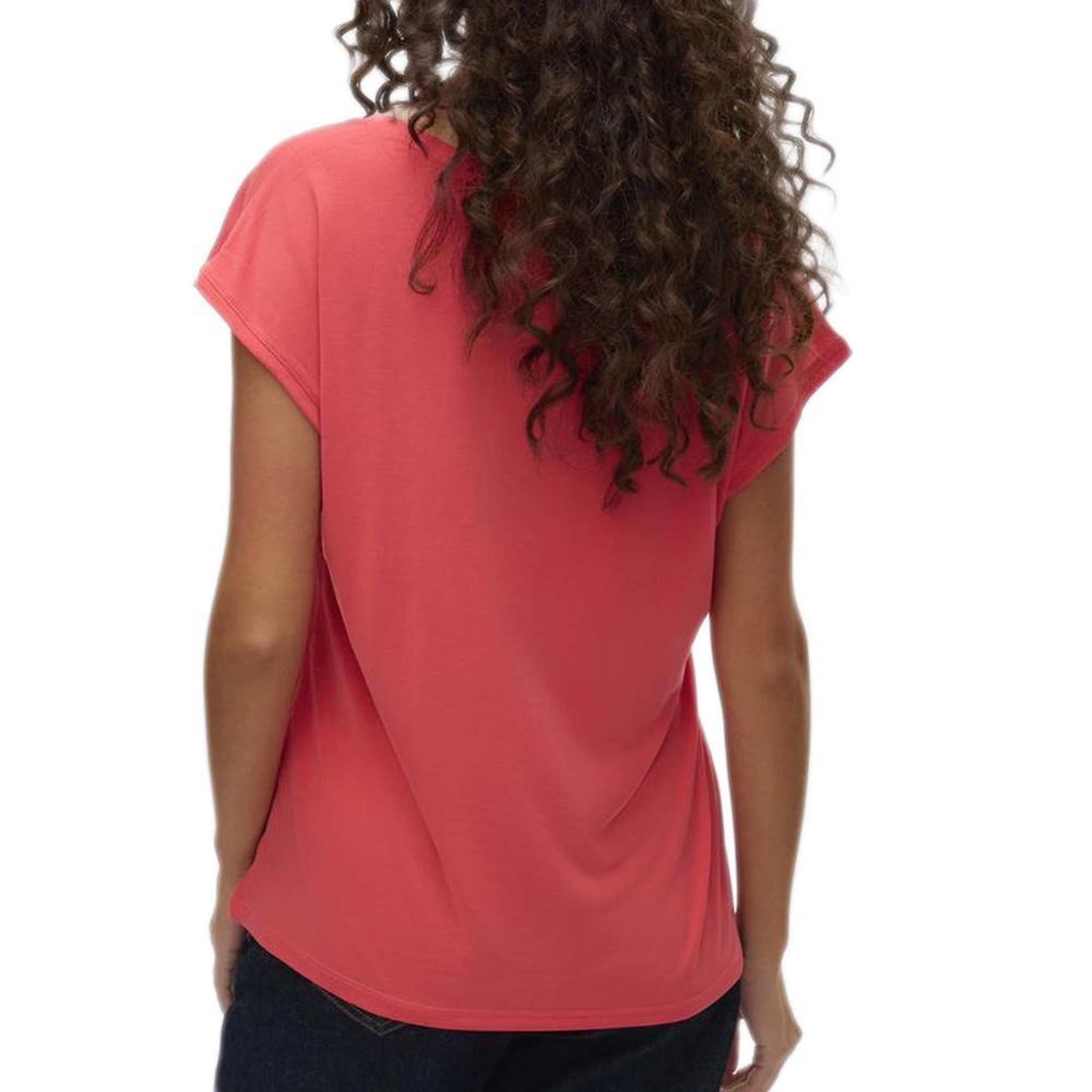 Voir la diapositive 2 : Vero Moda T-shirt Rose Femme Vero Moda 10247666