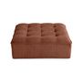 Voir la diapositive 3 : LISA DESIGN Marisol - pouf modulable - velours texturé