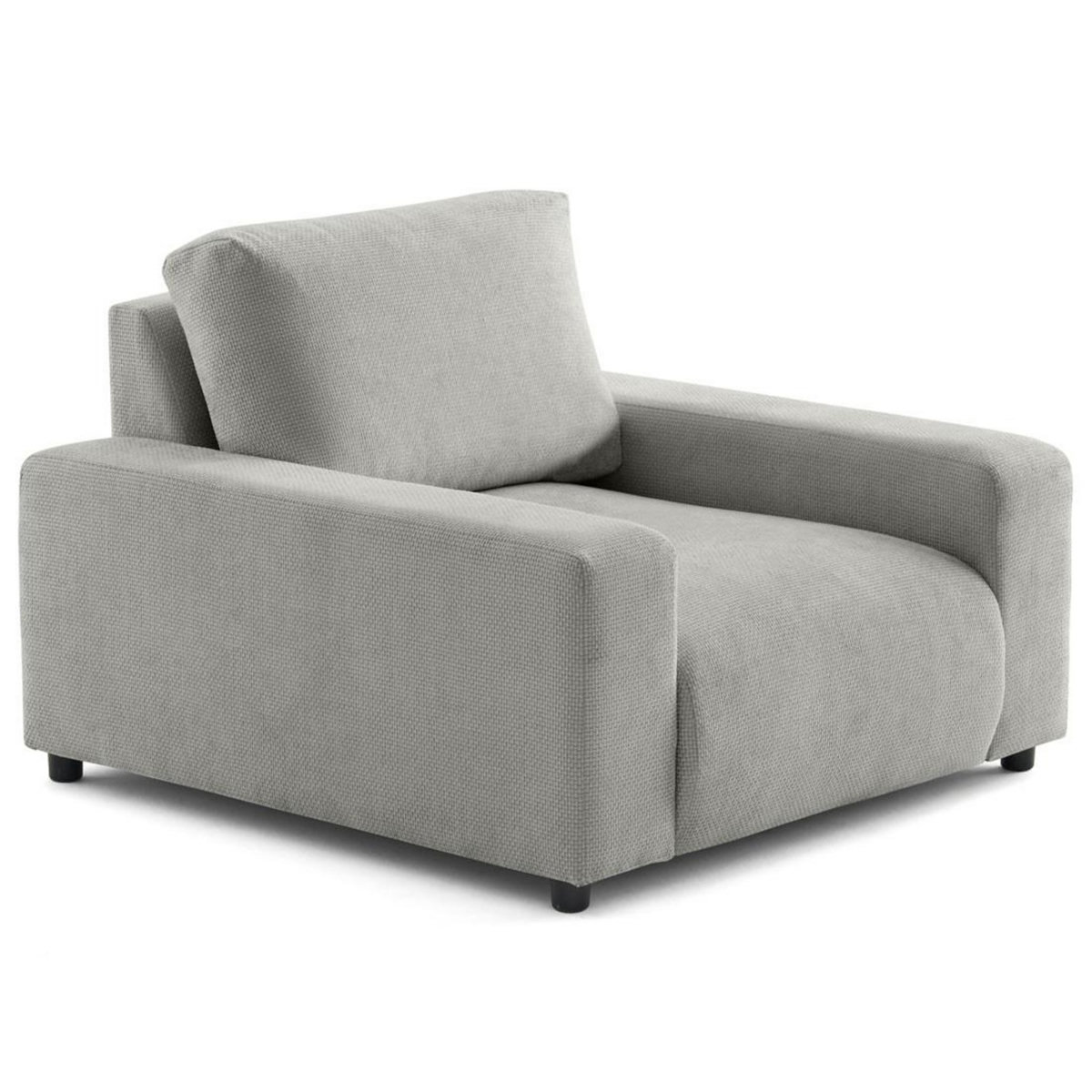 LISA DESIGN Pivoine - fauteuil en velours texturé