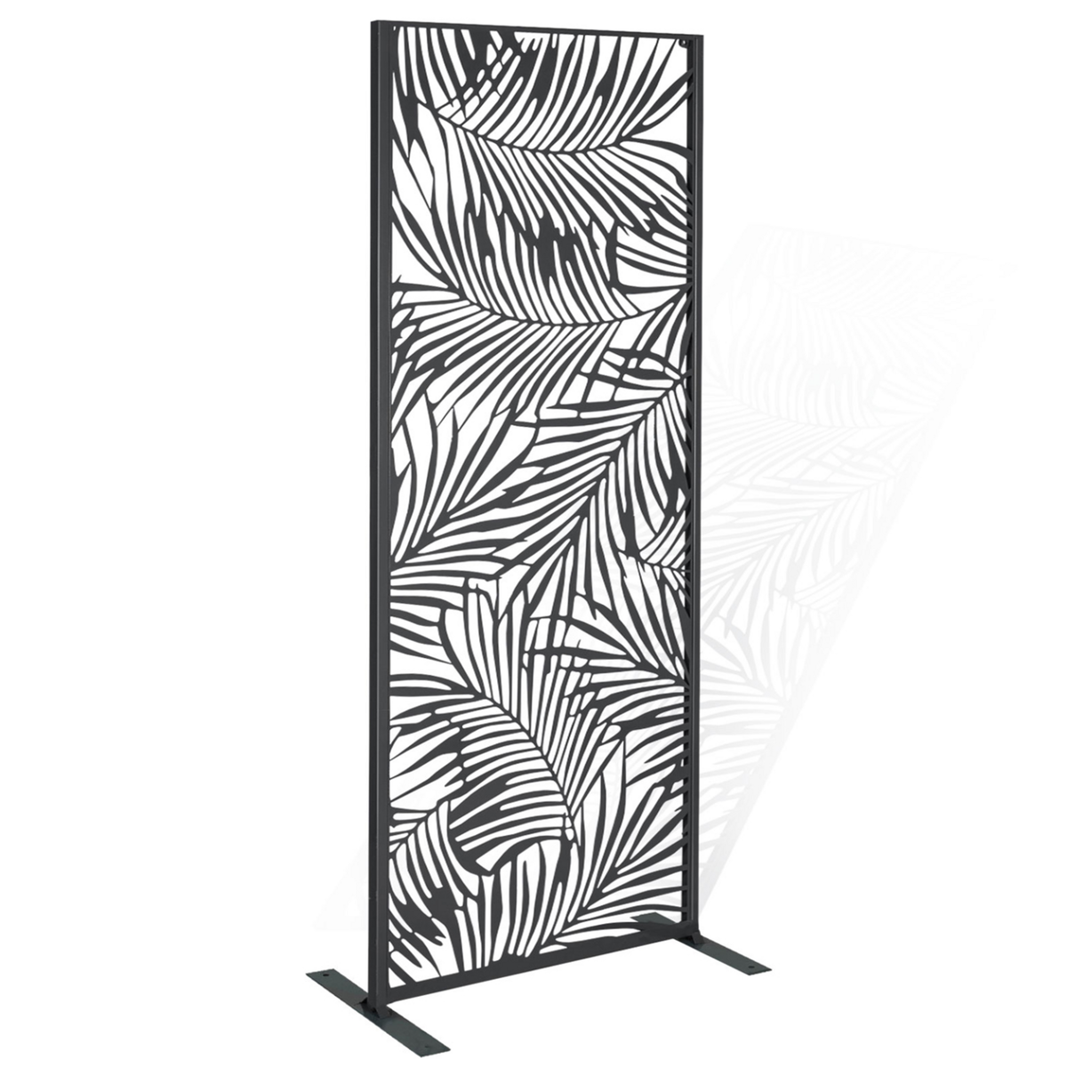 ID MARKET Panneau décoratif universel 150 x 50 CM PALM gris