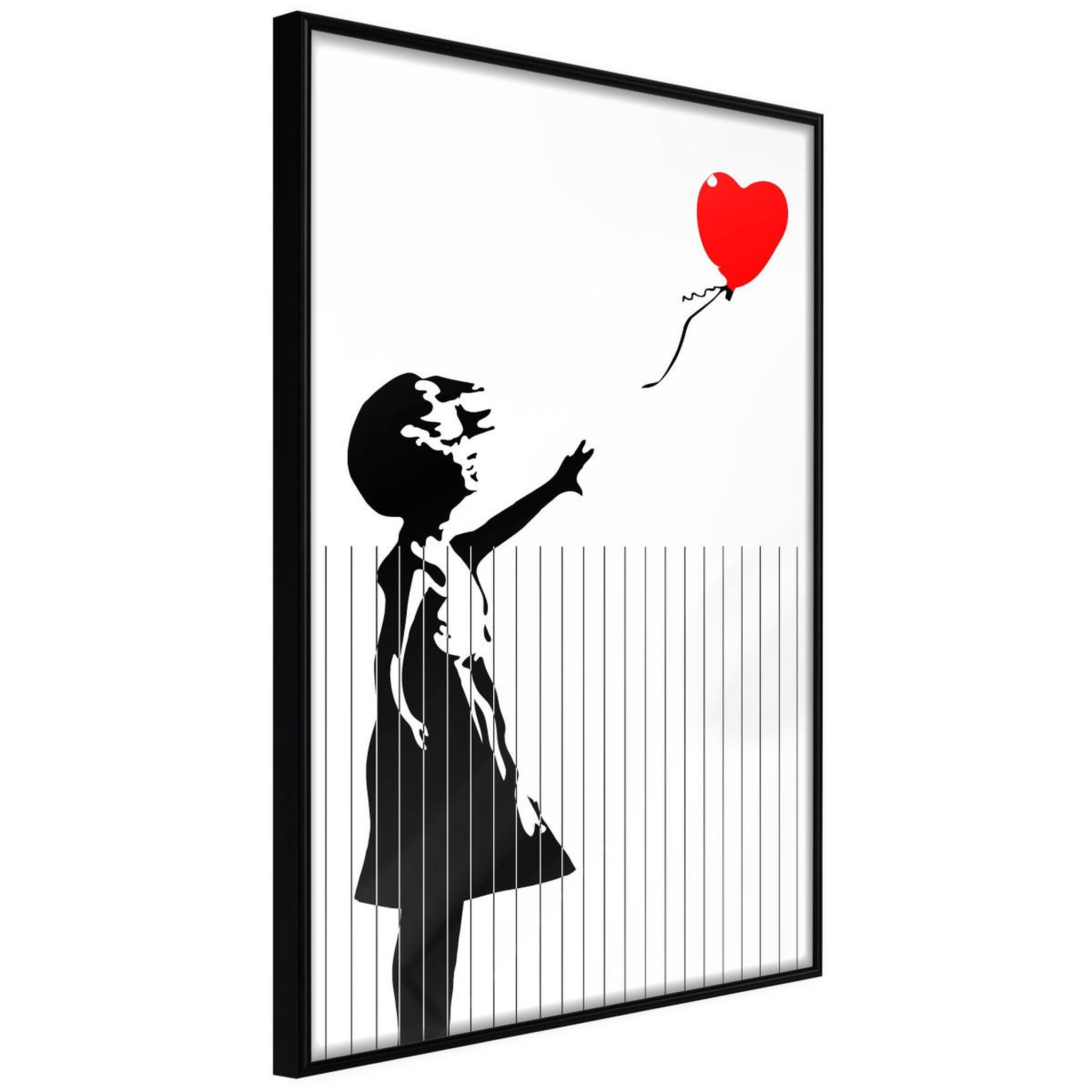 Paris Prix Affiche murale encadrée  banksy love is in the bin