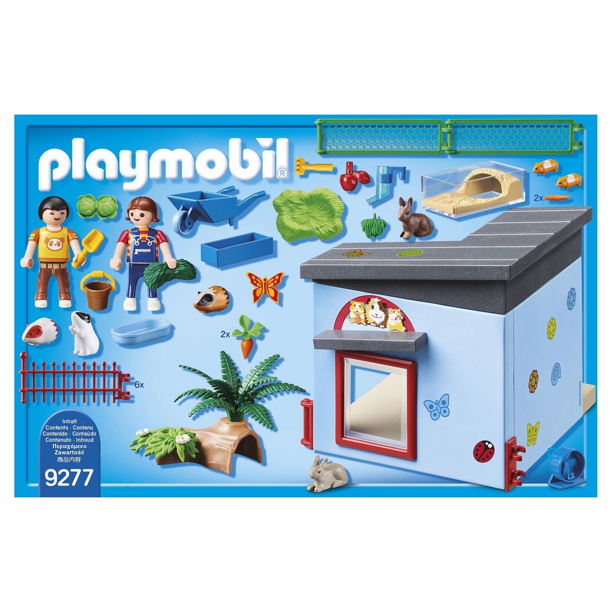 PLAYMOBIL 9277 - City Life - Maisonnette des rongeurs et lapins