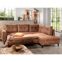 Voir la diapositive 4 : BEST MOBILIER Nordic - canapé d'angle l - 5 places - convertible - industriel vintage - droit