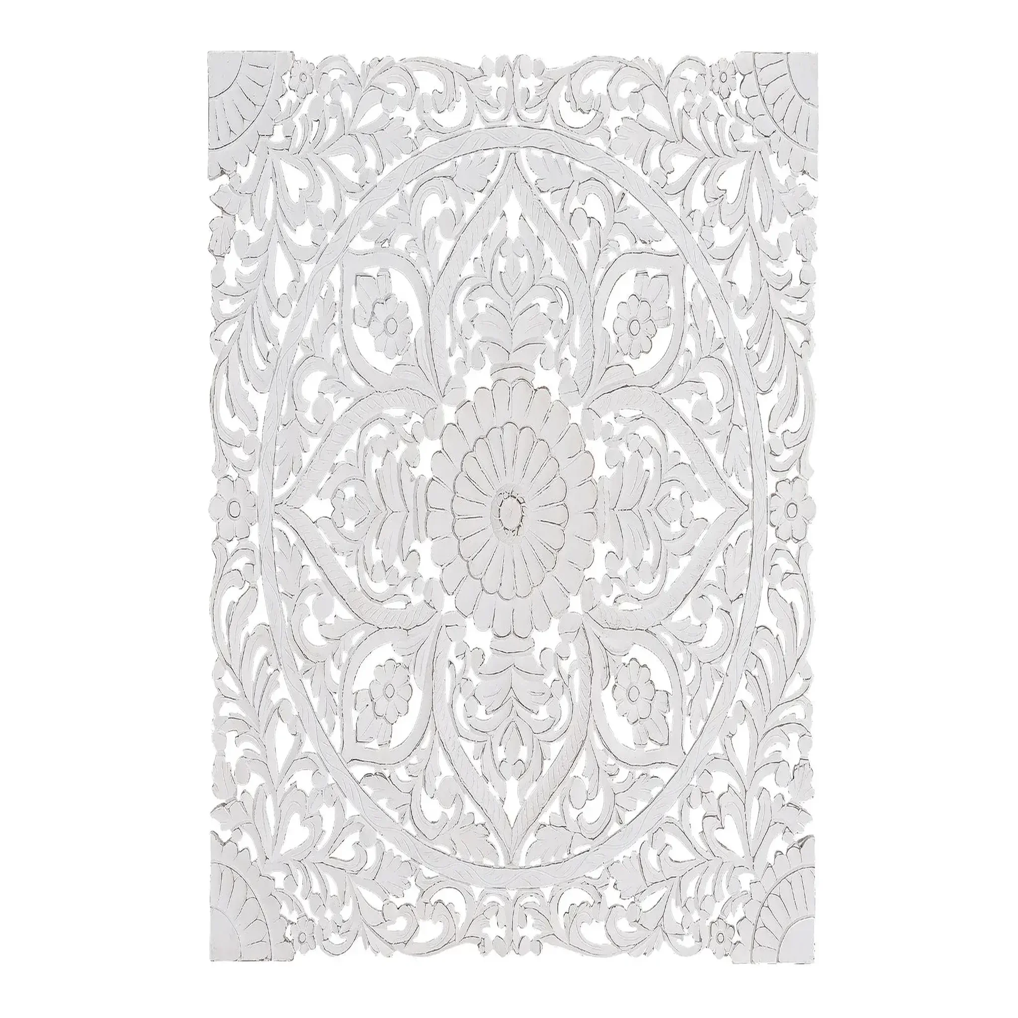 GINER Y COLOMER SL Tête de lit / panneau décoratif en mdf 120 cm style ethnique sculpté