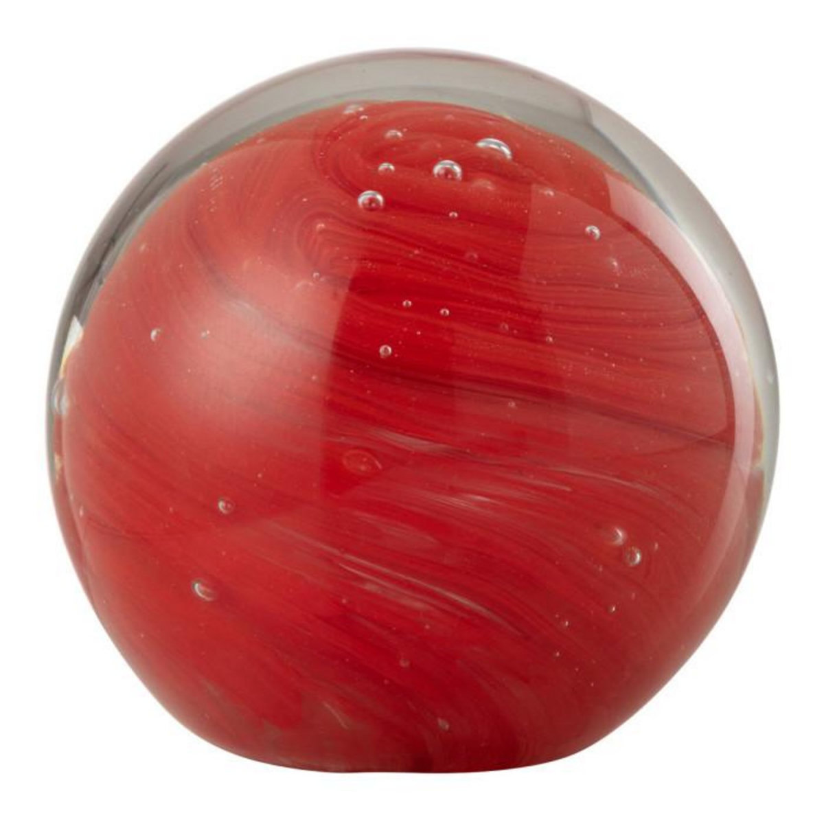 Paris Prix Presse-Papier en Verre  Twister  13cm Rouge
