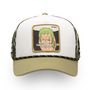 Voir la diapositive 2 : CAPSLAB Casquette trucker premium avec filet One piece Zoro Camo