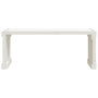 Voir la diapositive 4 : VIDAXL Banc de jardin extensible blanc 212,5x40,5x45cm bois massif pin