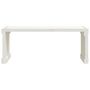 Voir la diapositive 4 : VIDAXL Banc de jardin extensible blanc 212,5x40,5x45cm bois massif pin