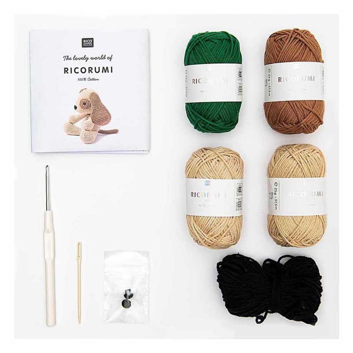 RICO DESIGN Set crochet Amigurumi Chien - Ricorumi