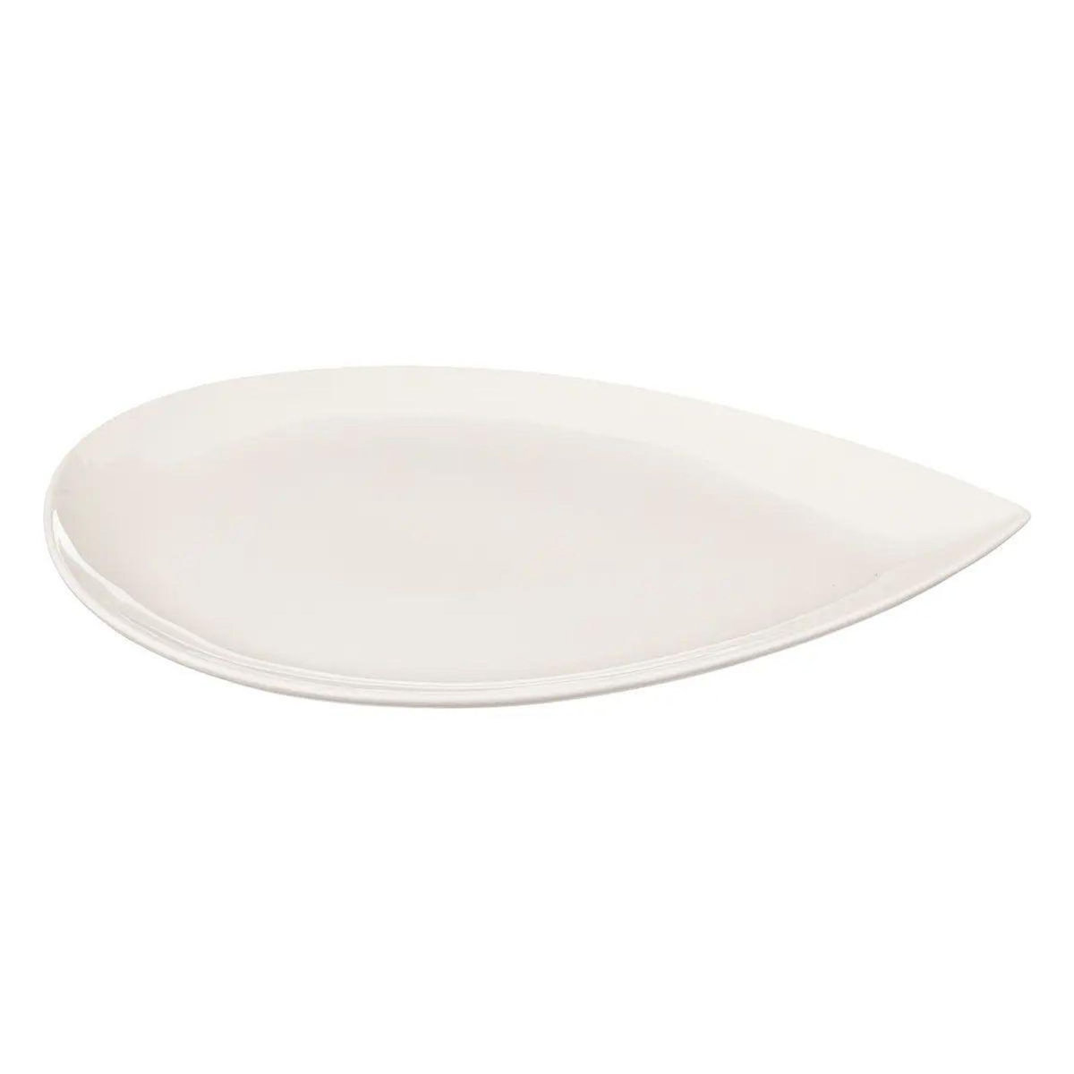 SECRET DE GOURMET Assiette de Présentation  Goutte  40cm Blanc