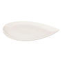 Voir la diapositive 2 : SECRET DE GOURMET Assiette de Présentation  Goutte  40cm Blanc