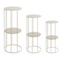 Voir la diapositive 2 : Paris Prix Lot de 3 Sellettes 2 Niveaux  Noé  70cm Gris