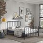 Voir la diapositive 3 : Paris Prix Lit Enfant  Bronxx  140x200cm Bleu Mat