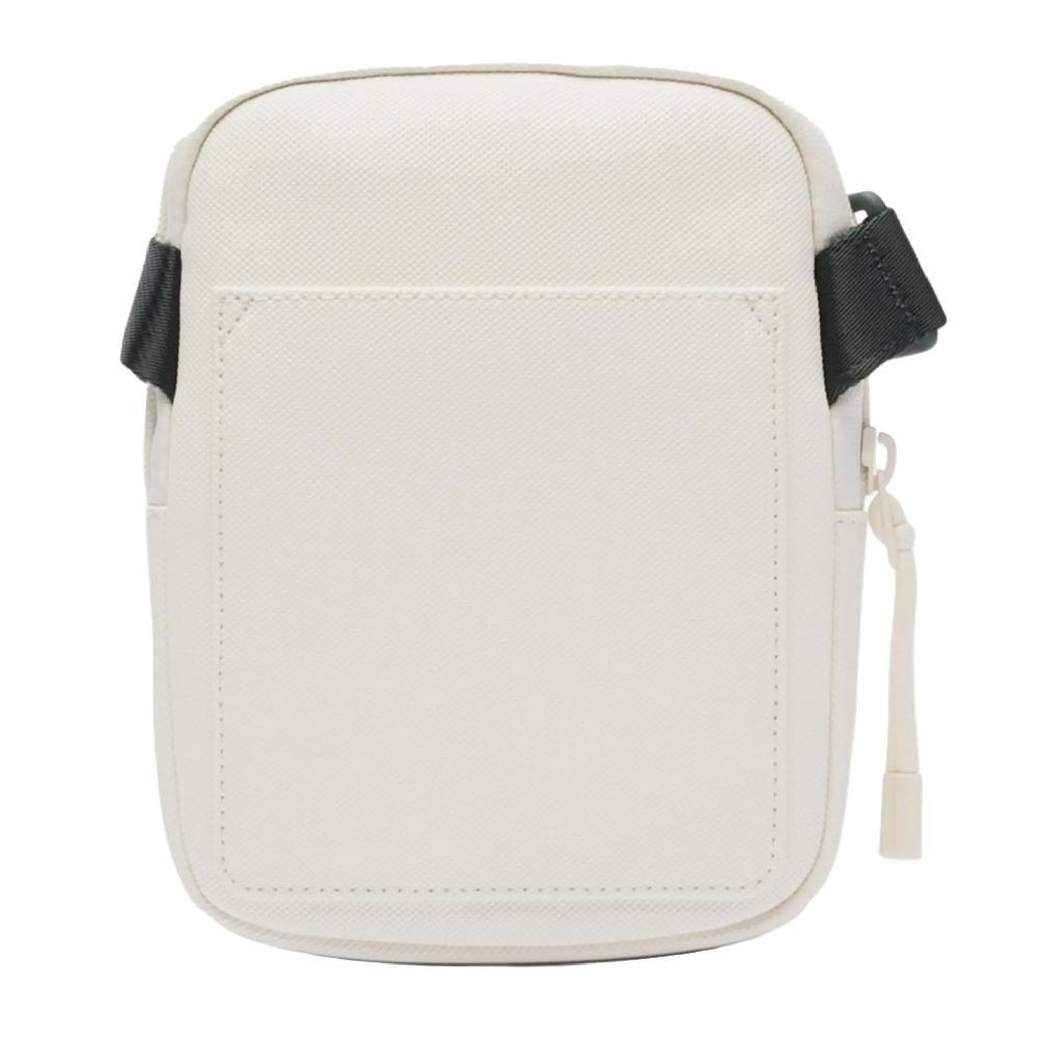 Voir la diapositive 5 : Lacoste Sacoche blanche homme lacoste flat