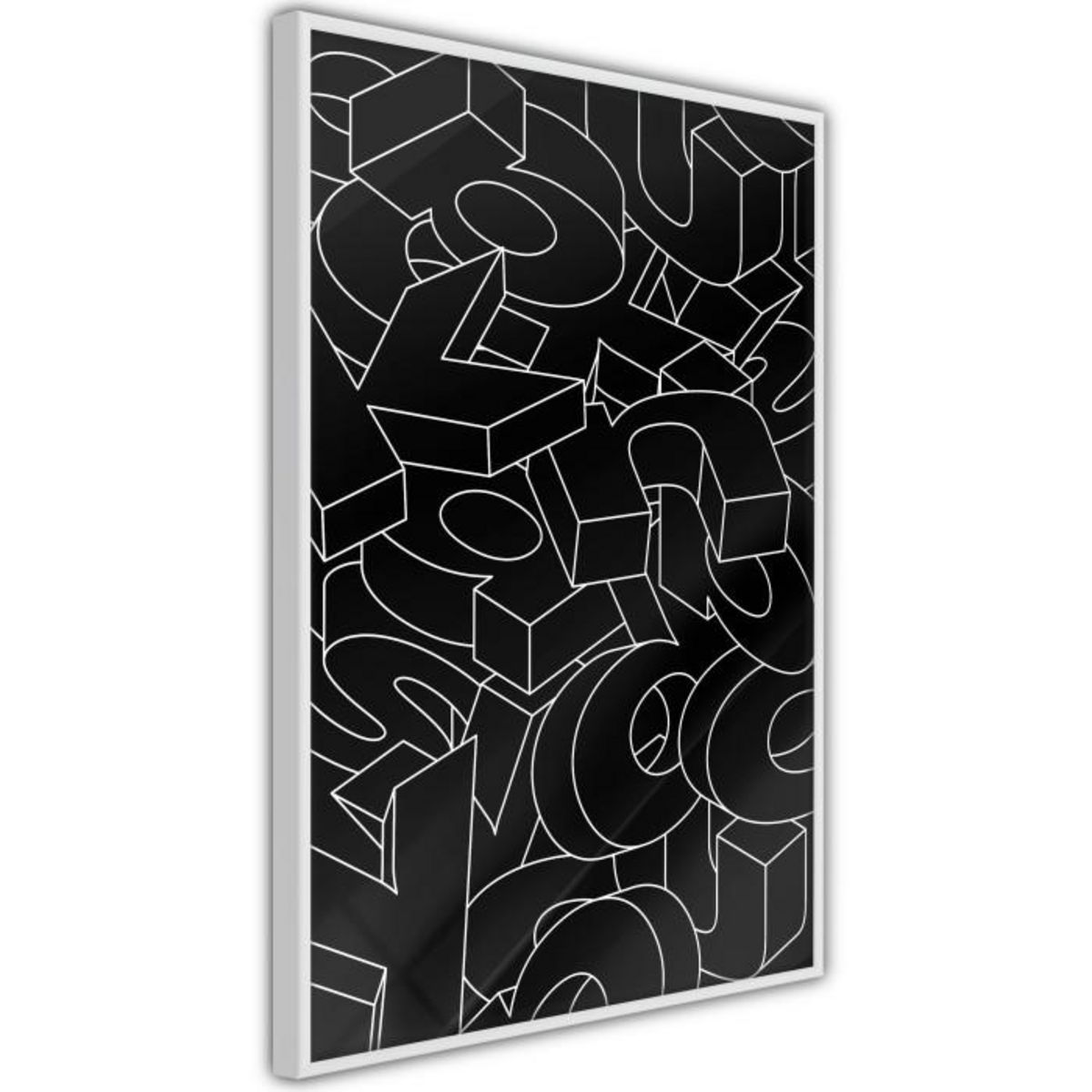 Paris Prix Affiche Murale Encadrée  Scattered Letters