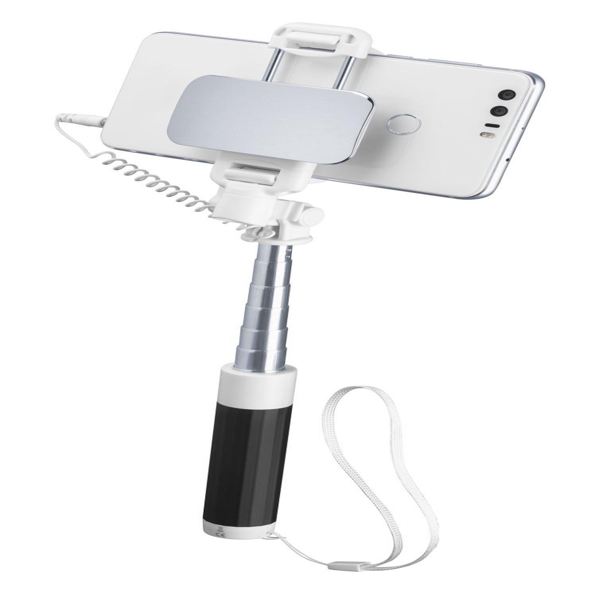 Voir la diapositive 2 : CELLULAR LINE Cellularline Total View - Universal Perche à selfie avec miroir pivotant