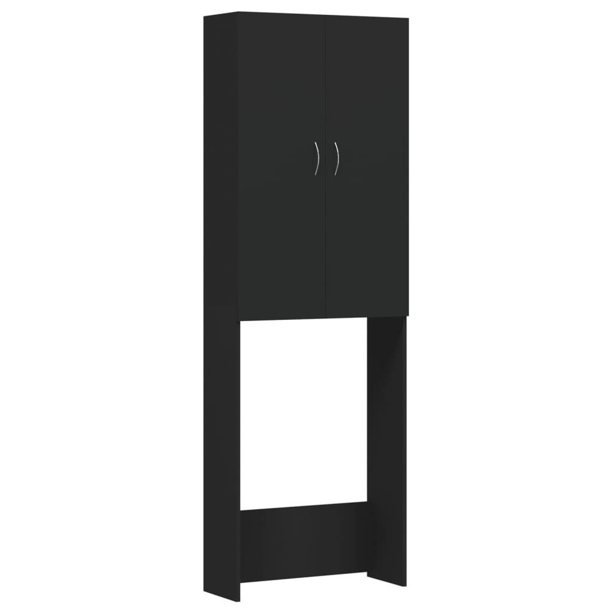 Voir la diapositive 2 : VIDAXL Meuble pour machine a laver Noir 64x25,5x190 cm