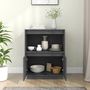 Voir la diapositive 3 : VIDAXL Buffet Gris 60x34x75 cm Bois massif de pin