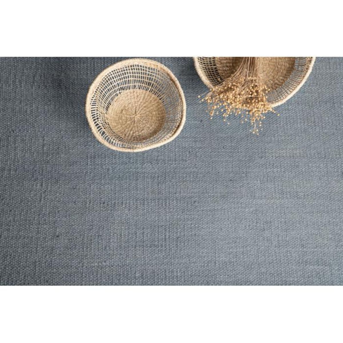 Paris Prix Tapis Déco  Jaipur  200x300cm Bleu