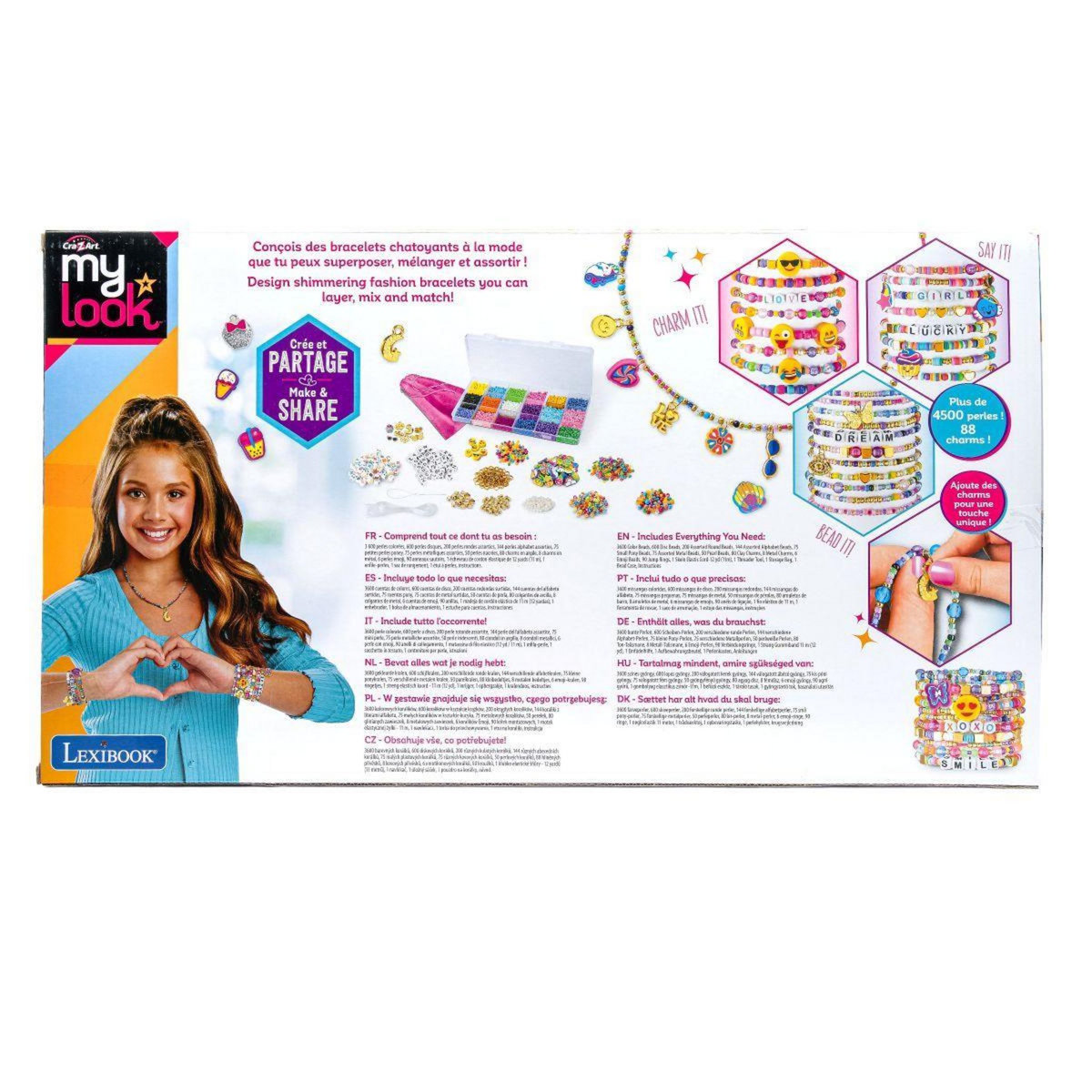 Lexibook Atelier de Bracelets d'Amitié à Perles