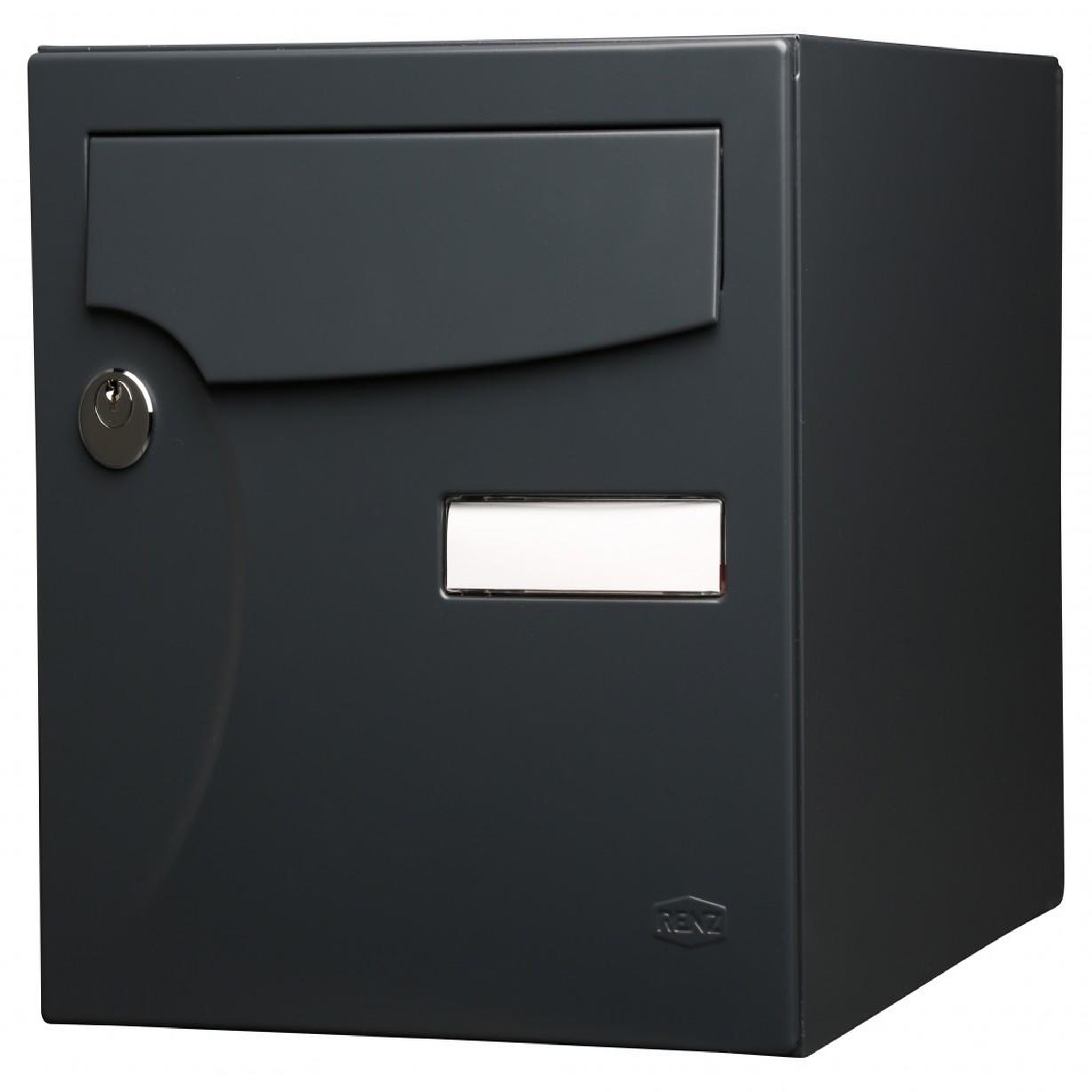 RENZ Boîte aux lettres normalisée 1 porte extérieur RENZ acier anthracite mat
