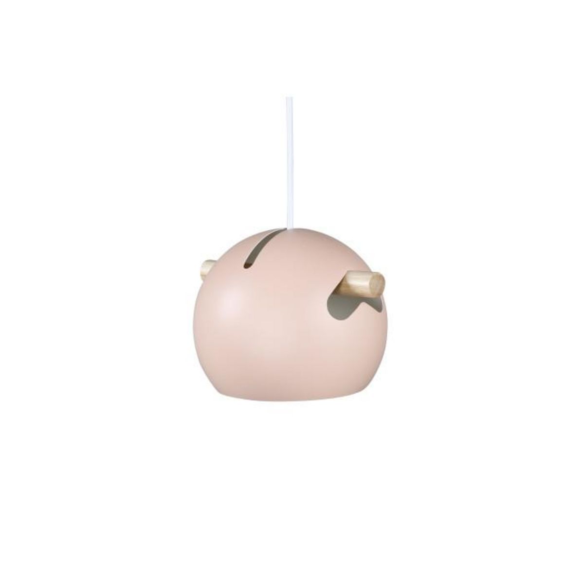 Paris Prix Lampe Suspension Déco  Tubbie  23cm Rose Poudré