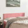 Voir la diapositive 1 : VIDAXL Tetes de lit 2 pcs Rose 72x5x78/88 cm Velours